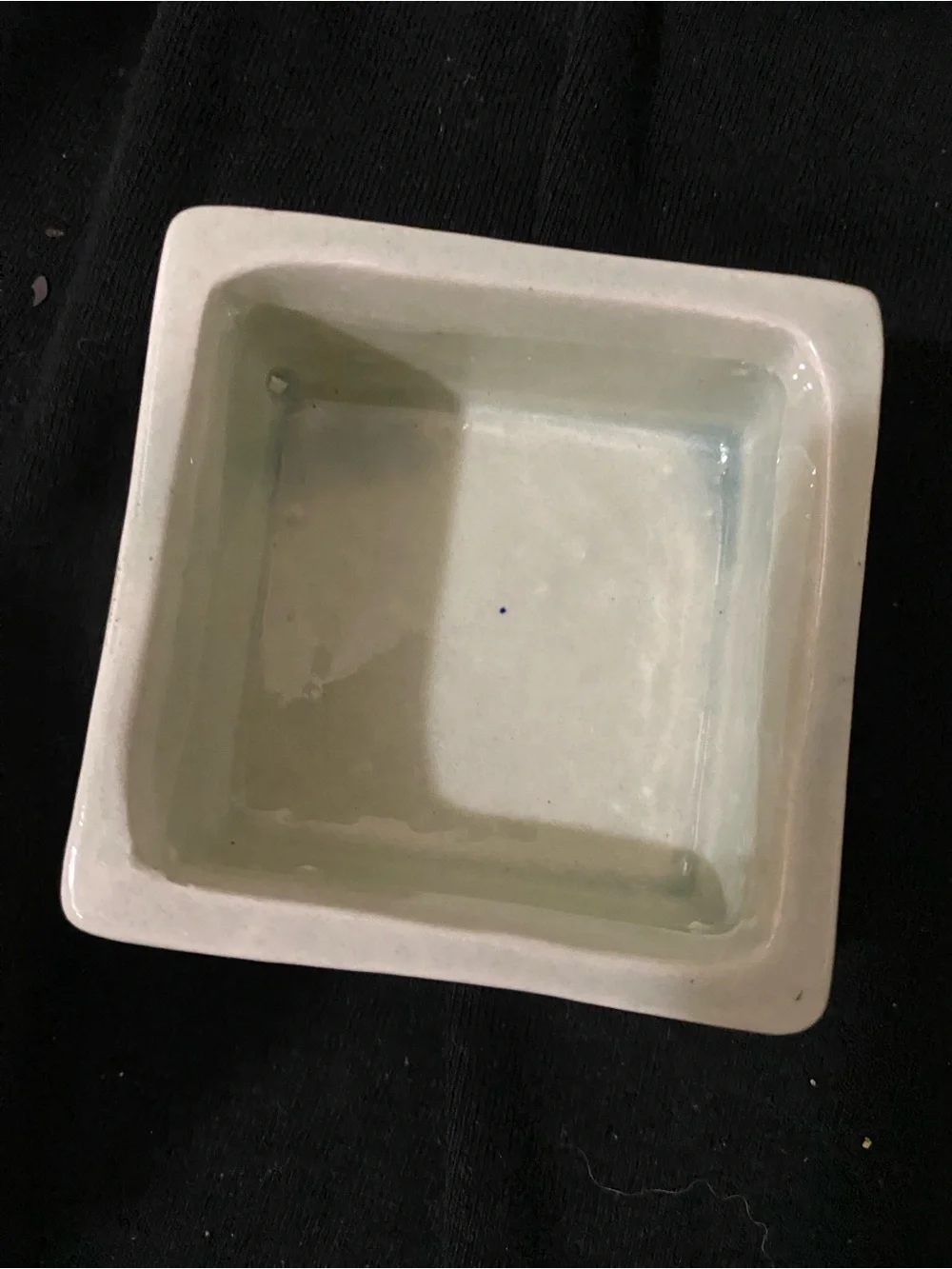 Handmade square ceramic